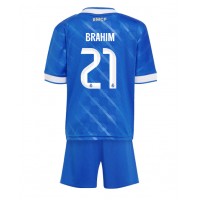 Real Madrid Brahim Diaz #21 Tredje Tröja Barn 2025-26 Kortärmad (+ Korta byxor)